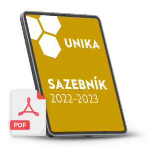 Sazebník UNIKA 2022-2023  (verze v PDF online)