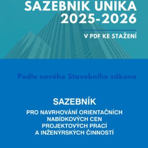 Sazebník UNIKA 2025-2026 (ceník podle nového Stavebního zákona, verze v PDF ke stažení)